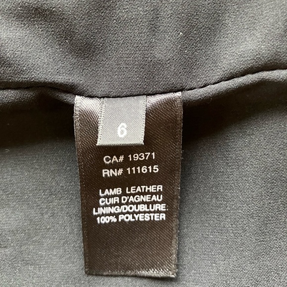 Robert Rodriguez black leather pants size 6 - Picture 9 of 9